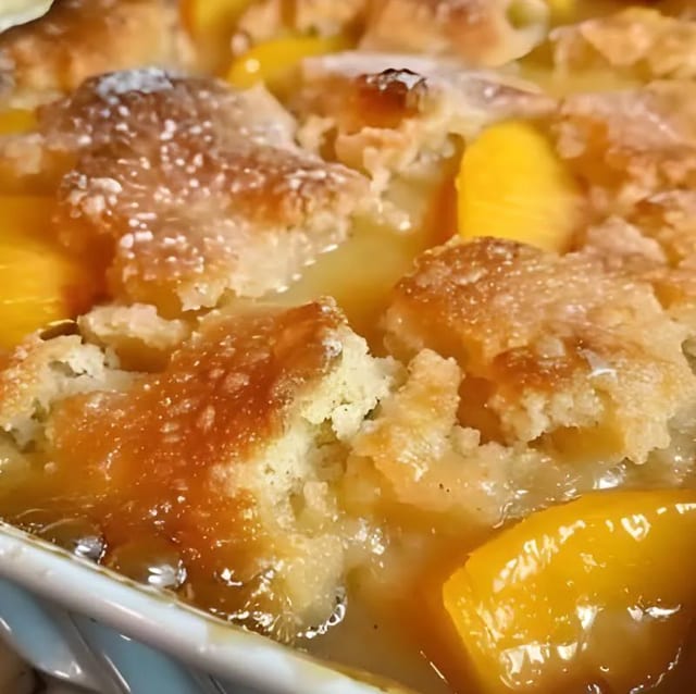 Peach Cobbler.