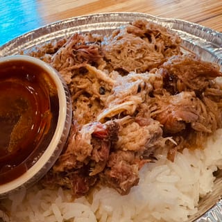 Pulled Pork Over Rice