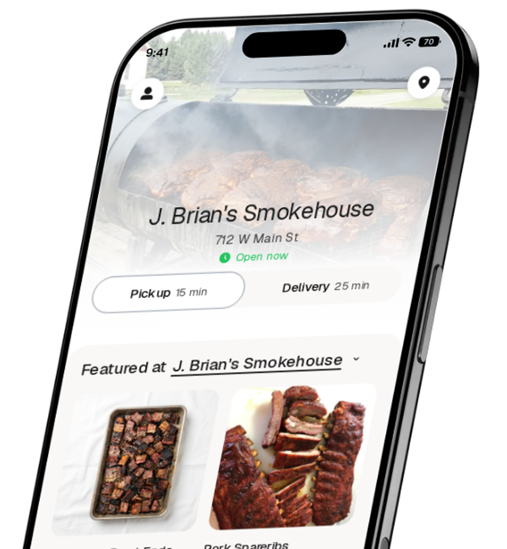 J. Brian's Smokehouse app preview