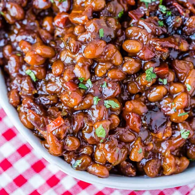 Papa Dean’s Virginia Baked Beans.
