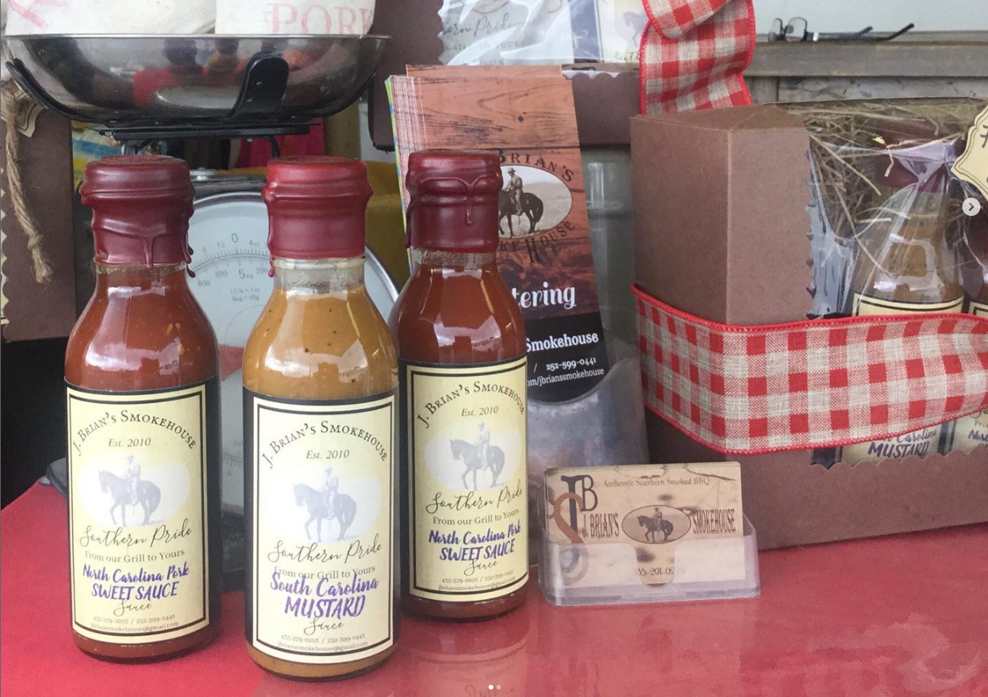 House-made sauces and rubs
