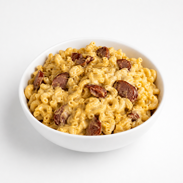 Sausage Mac & Cheese.